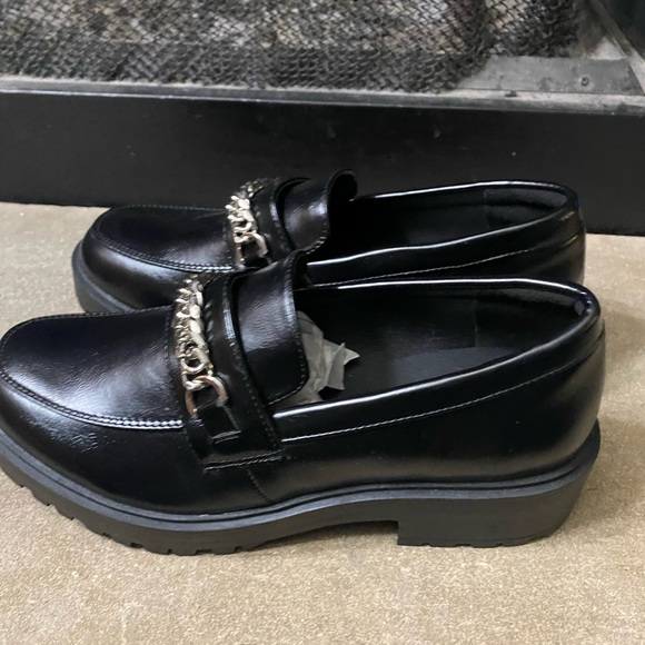 YETIER Platform Womens Loafer Leather Slip-ons Round Toe Chunky Loafer Shoes NWT - Picture 2 of 10